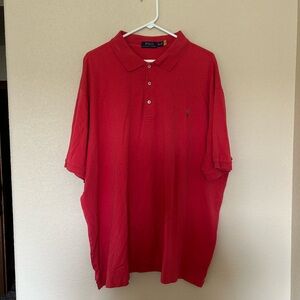 Polo by Ralph Lauren Men's Classic Red Polo Shirt